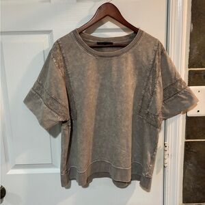 Jane and Delancey Gray Women's Top